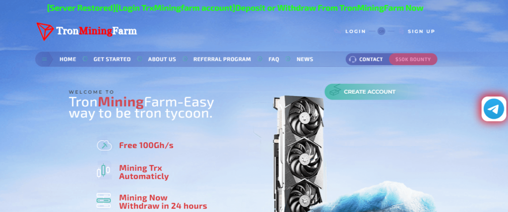 Tronminingfarm.com Review