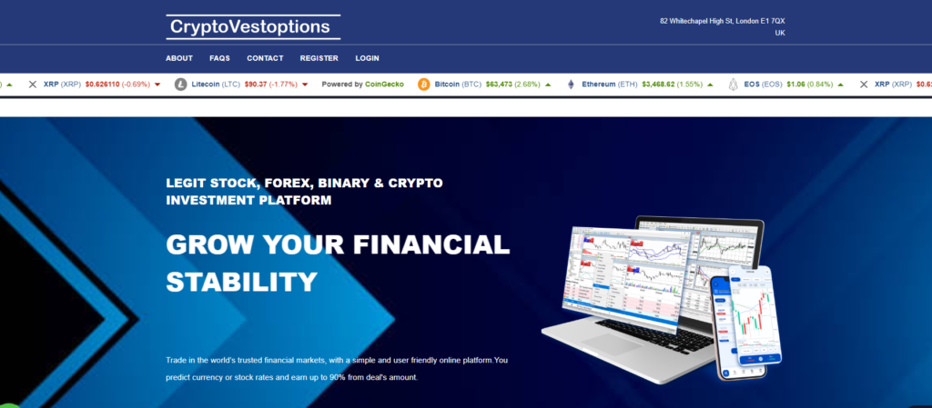 Cryptovestoptions Review